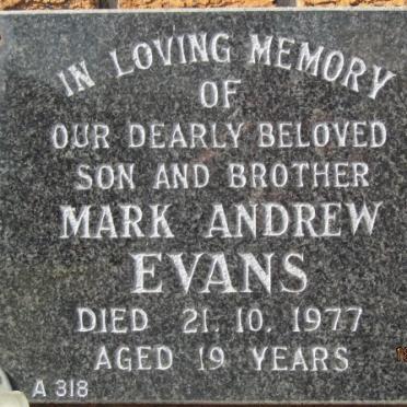 EVANS Mark Andrew -1977