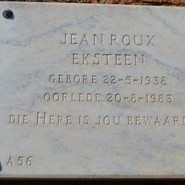 EKSTEEN Jean Roux 1938-1983