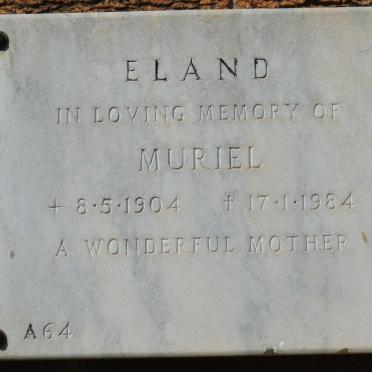 ELAND Muriel 1904-1984