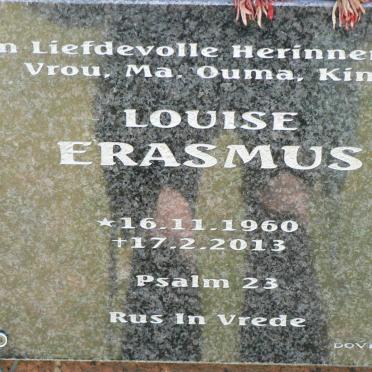 ERASMUS Louise 1960-2013