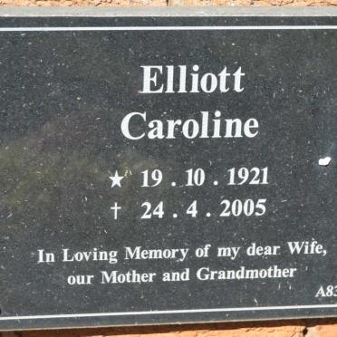 ELLIOTT Caroline 1921-2005