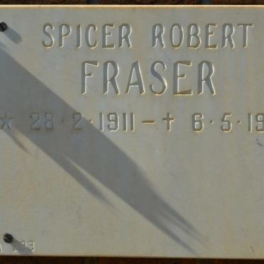 FRASER Spicer Robert 1911-1988