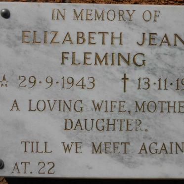 FLEMMING Elizabeth Jean 1943-1986