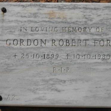 FORD Gordon Robert 1899-1980