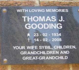 GOODING Thomas J. 1934-2008