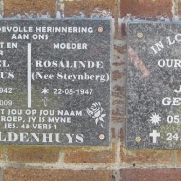 GELDENHUYS Daniel Jacobus 1942-2009 &amp; Rosalinde STEYNBERG 1947- :: GELDENHUYS Simon Jurgens 1973-2005