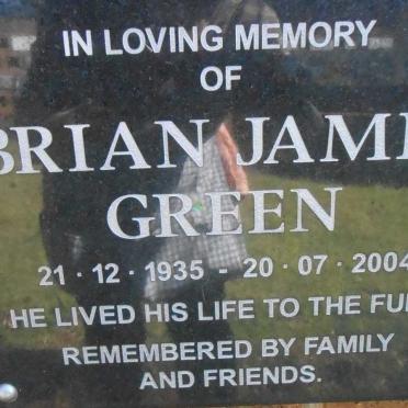 GREEN Brian James 1935-2004