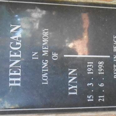 HENEGAN Lynn 1931-1998
