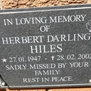 HILES Herbert Darling 1947-2002