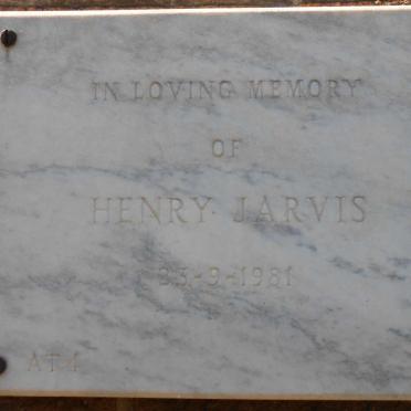JARVIS Henry -1981