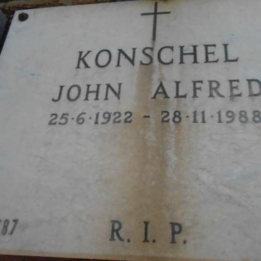 KONSCHEL John Alfred 1922-1988