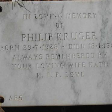 KRUGER Philip 1928-1985