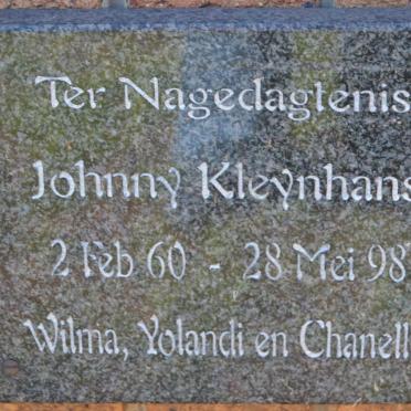 KLEYNHANS Johnny 1960-1998