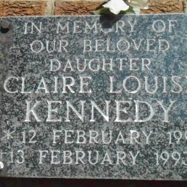 KENNEDY Claire Louise 1993-1993