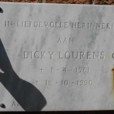 LOURENS Dicky 1961-1990