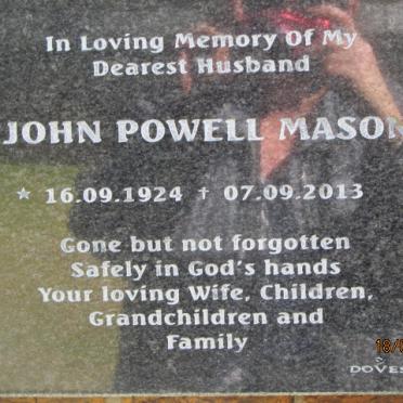 MASON John Powell 1924-2013