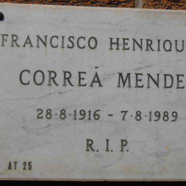 MENDES Correà 1916-1989