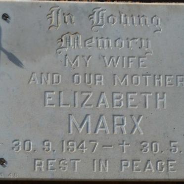 MARX Elizabeth 1947-1983