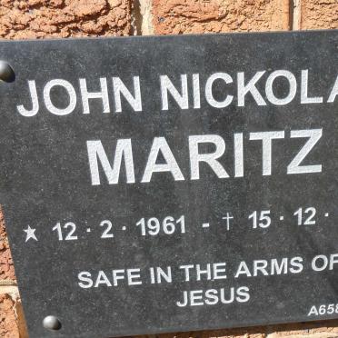 MARITZ John Nickolas 1961-1999