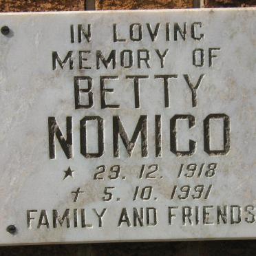 NOMICO Betty 1918-1991