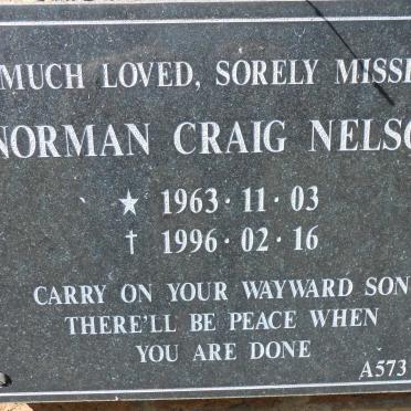NELSON Norman Craig 1963-1996