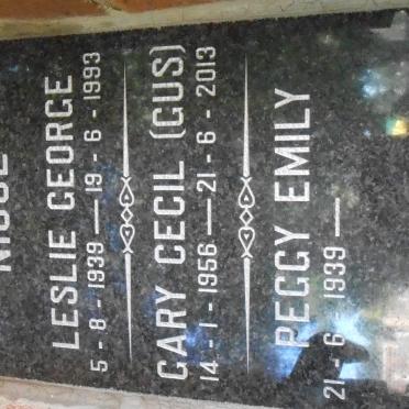 NICOL Leslie George 1939-1993 &amp; Peggy Emily 1939- :: NICOL Gary Cecil 1956-2013