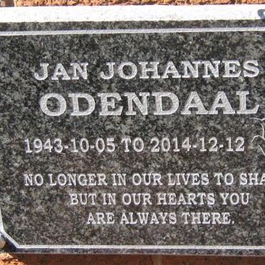 ODENDAAL Jan Johannes 1943-2014