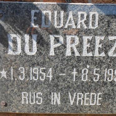 PREEZ Eduard, du 1954-1993