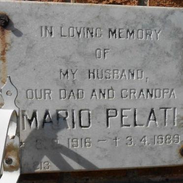 PELATI Mario 1916-1989