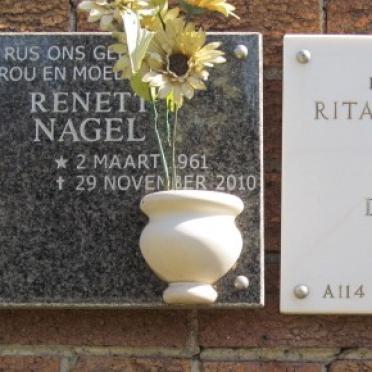 POTGIETER Rita Alice 1908-1986 :: POTGIETER Des 1933-2006 :: NAGEL Renett 1961-2010