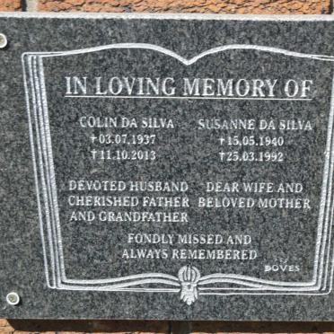 SILVA Colin, da 1937-2013 &amp; Susanne 1940-1992