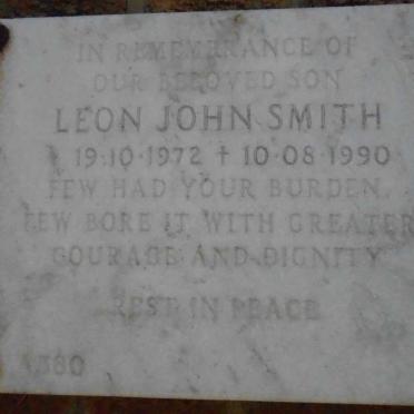 SMITH Leon John 1972-1990