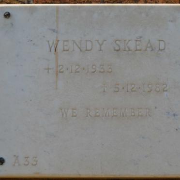SKEAD Wendy 1933-1982