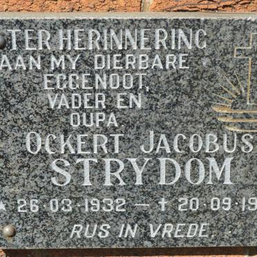 STRYDOM Ockert Jacobus 1932-1995