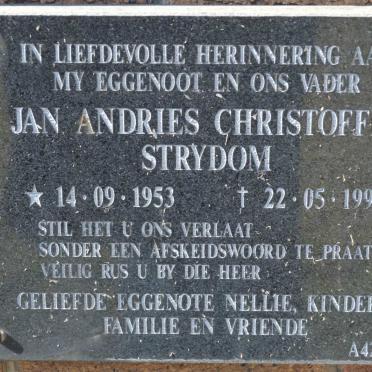 STRYDOM Jan Andries Christoffel 1953-1995