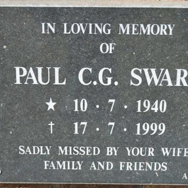 SWART Paul C.G. 1940-1999