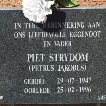 STRYDOM Petrus Jakobus 1947-1996