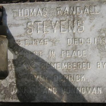 STEVENS Thomas Randall 1945-1992