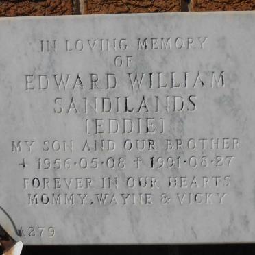 SANDILANDS Edward William 1956-1991