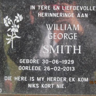 SMITH William George 1929-2013