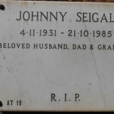 SEIGAL Johnny 1931-1985