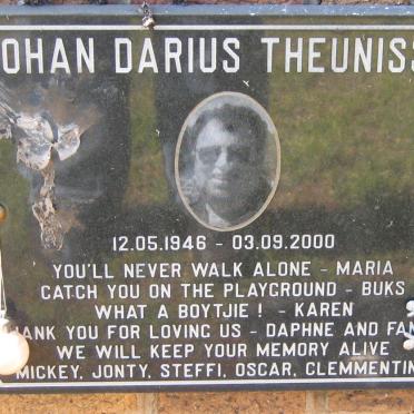 THEUNISSEN Johan Darius 1946-2000