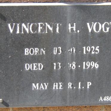 VOGT Vincent H. 1925-1996