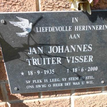 VISSER Jan Johannes Truiter 1935-2000