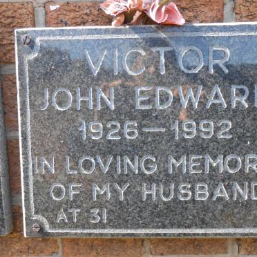 VICTOR John Edward 1926-1992