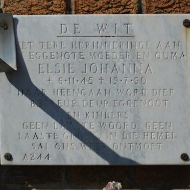 WIT Elsie Johanna, de 1945-1990
