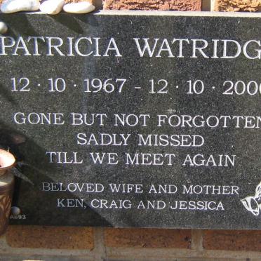 WATRIDGE Patricia 1967-2000