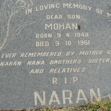 NARAN Mohan 1949-1961