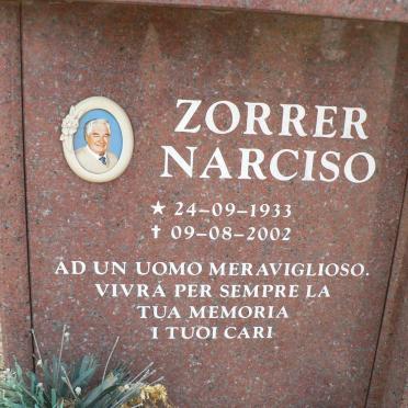 NARCISO Zorrer 1933-2002
