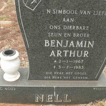NELL Benjamin Arthur 1967-1985